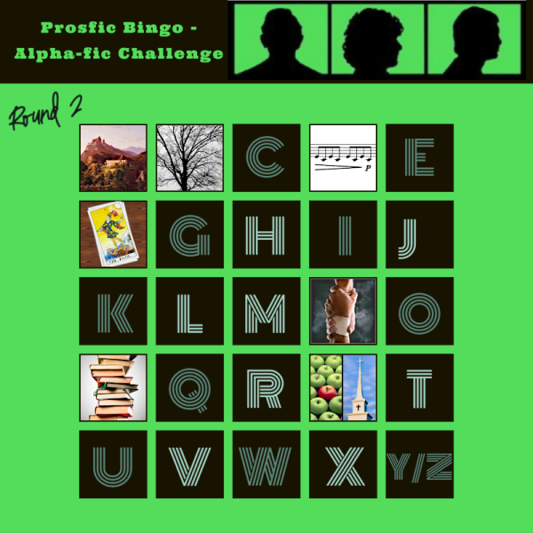 Prosfic Bingo: S A Prosfic bingo card with the letters A, B, D, F, N, P, and S filled in.